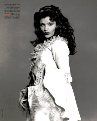 Helena Christensen by Michel Comte for Vogue Italia // April  1993