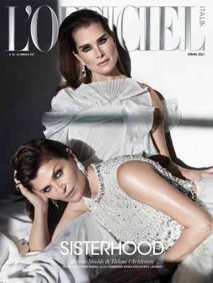 Brooke Shields &amp; Helena Christensen - L&#039;Officiel Italia Spring Issue 2021