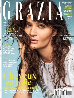 Helena Christensen – Grazia France 06/07/2019 Issue