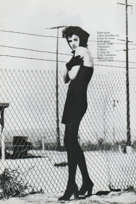 Helena Christensen ~ Vogue Paris February 1991 by Max Vadukul