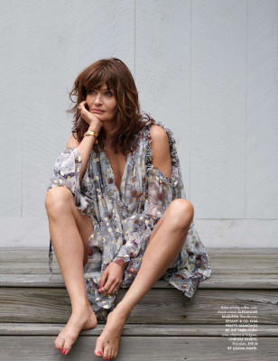 Helena Christensen in Elle Magazine, France July 2018