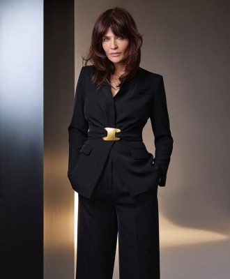 Helena Christensen for Donna Karan