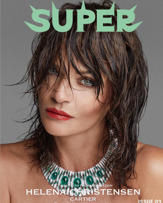 Helena Christensen for Super Magazine December 2023