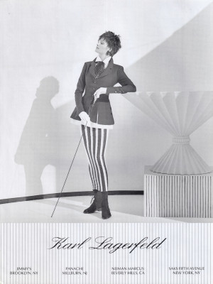 Helena Christensen for and by Karl Lagerfeld 1993