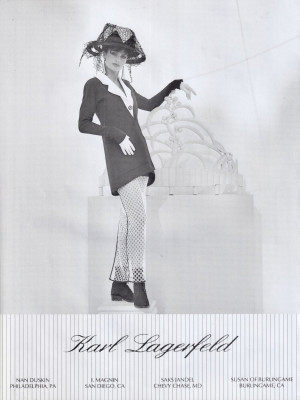 Helena Christensen for and by Karl Lagerfeld 1993