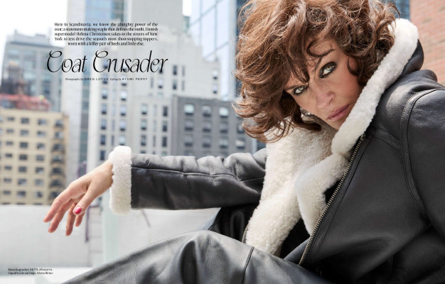 Helena Christensen for Vogue Scandinavia 09-2025 by Greg Lotus