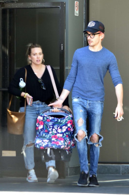 Hilary Duff in Ripped Jeans – Out in Los Angeles