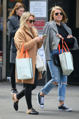 Hilary Duff – Out in Soho in NYC