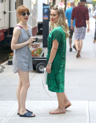 Hilary Duff – “Younger” Set in New York 