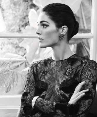 Hilary Rhoda for Harper's Bazaar Germany August 2024