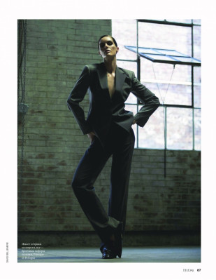 HILARY RHODA for Elle Magazine, Russia January 2020