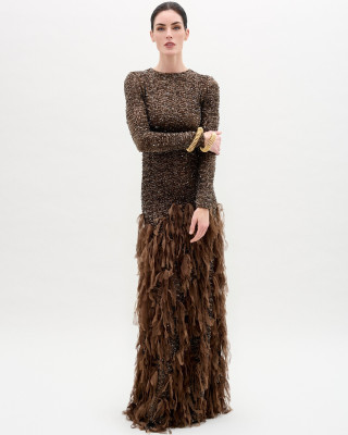 Hilary Rhoda for Silvia Tcherassi Fall 2025