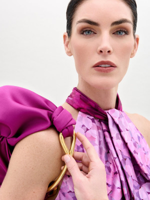 Hilary Rhoda for Silvia Tcherassi Fall 2025