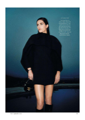 Hilary Rhoda for Elle Germany September 2024