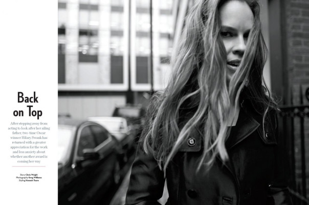Hilary Swank – Rhapsody Magazine February 2018