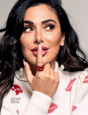 HUDA KATTAN in Cosmopolitan Magazine, Italy October 2019