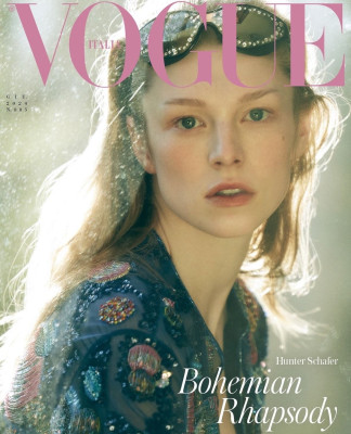 Hunter Schafer for Vogue Italia 2024 by Ethan James Green