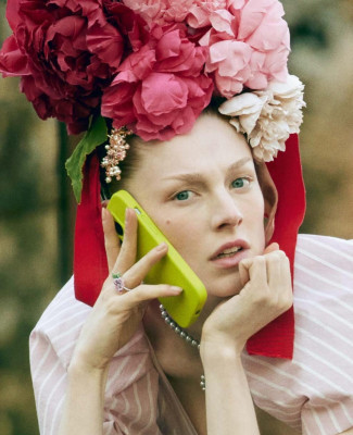 Hunter Schafer for Vogue Italia 2024 by Ethan James Green