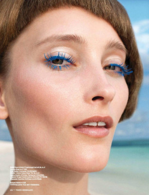 Iekeliene Stange ~ Vogue Netherlands June 2012 by Anne Menke