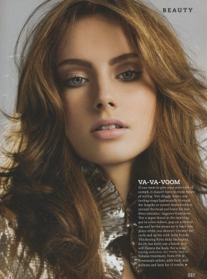 Ilze Bajare for Marie Claire UK March 2007