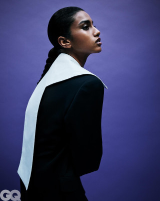Imaan Hammam ~ GQ Middle East December 2023 by Mario Sorrenti