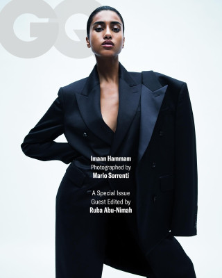 Imaan Hammam ~ GQ Middle East December 2023 by Mario Sorrenti