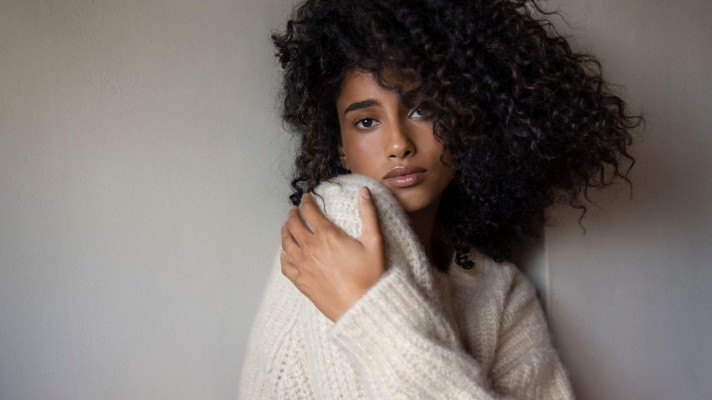 Imaan Hammam ~ Loro Piana ‘Cocooning’ Collection
