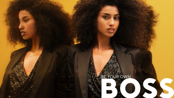 Imaan Hammam for Boss Holiday Campaign