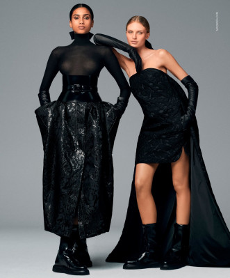 Imaan Hammam ~ Max Mara F/W 23 Campaign by Ethan James Green