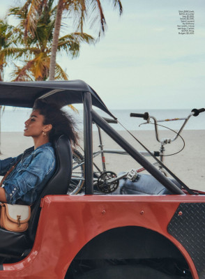 IMAAN HAMMAM in Elle Magazine, May 2020