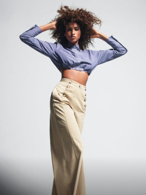 Imaan Hammam ~ GAP Studio Collection 2025 by Mario Sorrenti