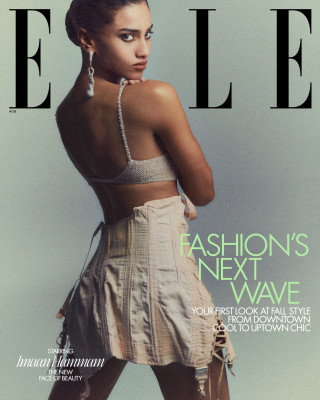 Imaan Hammam ~ Elle U.S. August 2023 by Chris Colls