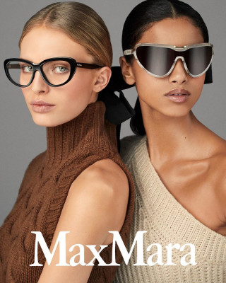 Imaan Hammam ~ Max Mara F/W 23 Campaign by Ethan James Green