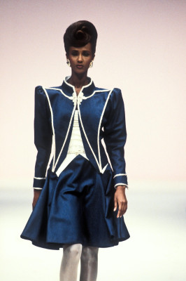 Iman for Emanuel Ungaro Haute Couture SS 1989