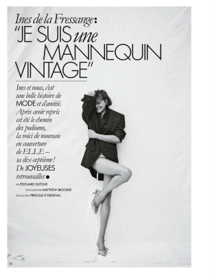 Ines de la Fressange for Elle 2023-09-07