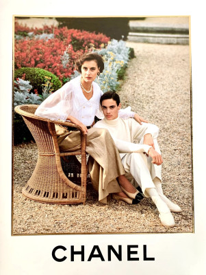 Ines de la Fressange for Chanel SS 1989 catalogue