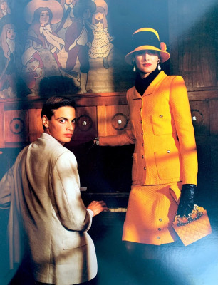 Ines de la Fressange for Chanel SS 1989 catalogue