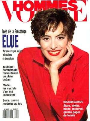 Ines de la Fressange for VOGUE HOMMES France June 1989