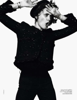 Ines de la Fressange for VOGUE Paris 2014/12