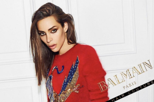 Ines Rau for Balmain Campaign