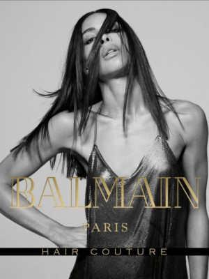 Ines Rau for Balmain Campaign