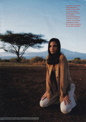 Ines Sastre ~ France Cosmopolitan May 1993 by Ricardo Tinelli