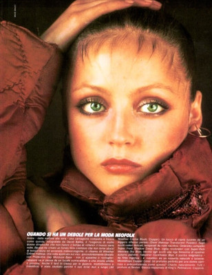 Ingrid Boutling for VOGUE IT Nov 1974 by David Bailey