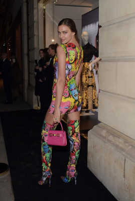 IRINA SHAYK at Versace Boutique Opening on Sloane Street in London 12/05/2017   