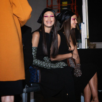 Irina Shayk - Versace Fashion Show in Milan | March 2021