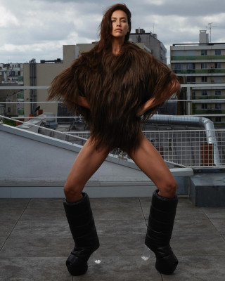 Irina Shayk for 032c December 2023
