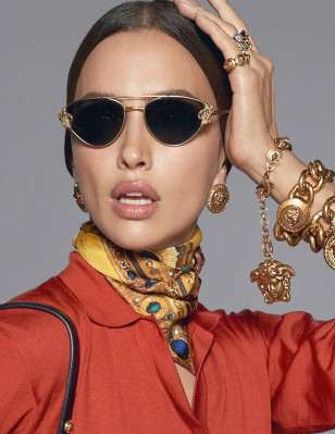 Irina Shayk Versace Spring/Summer 2019 campaign