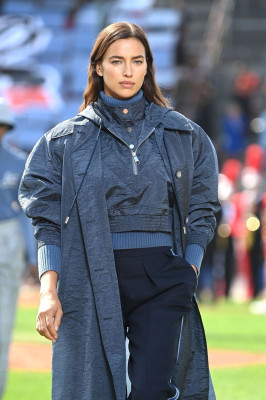 Irina Shayk - Boss x Russel Athletic Fashion Show in Milan 09/23/2021