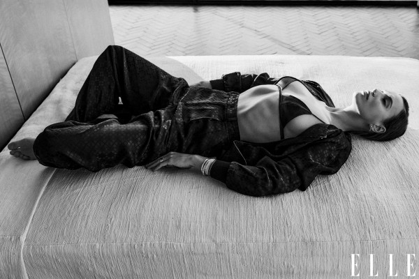 Irina Shayk by Chris Colls for US Elle // March 2021