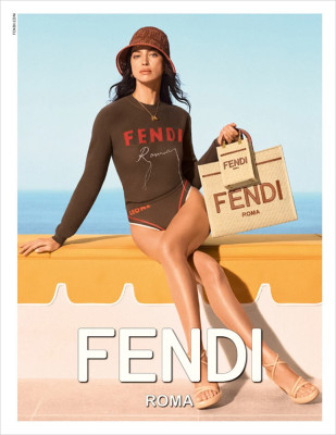 Irina Sheik for Fendi by Steven Meisel